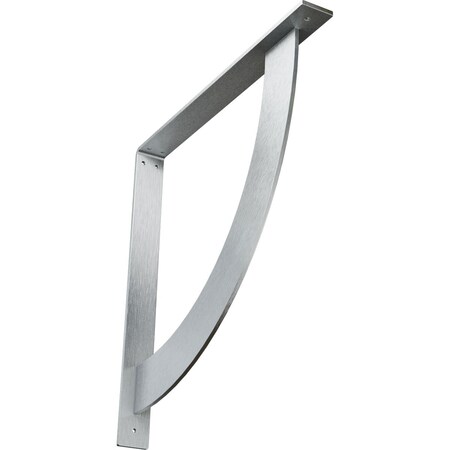 Bulwark Steel Bracket, Unfinished 2W X 20D X 20H